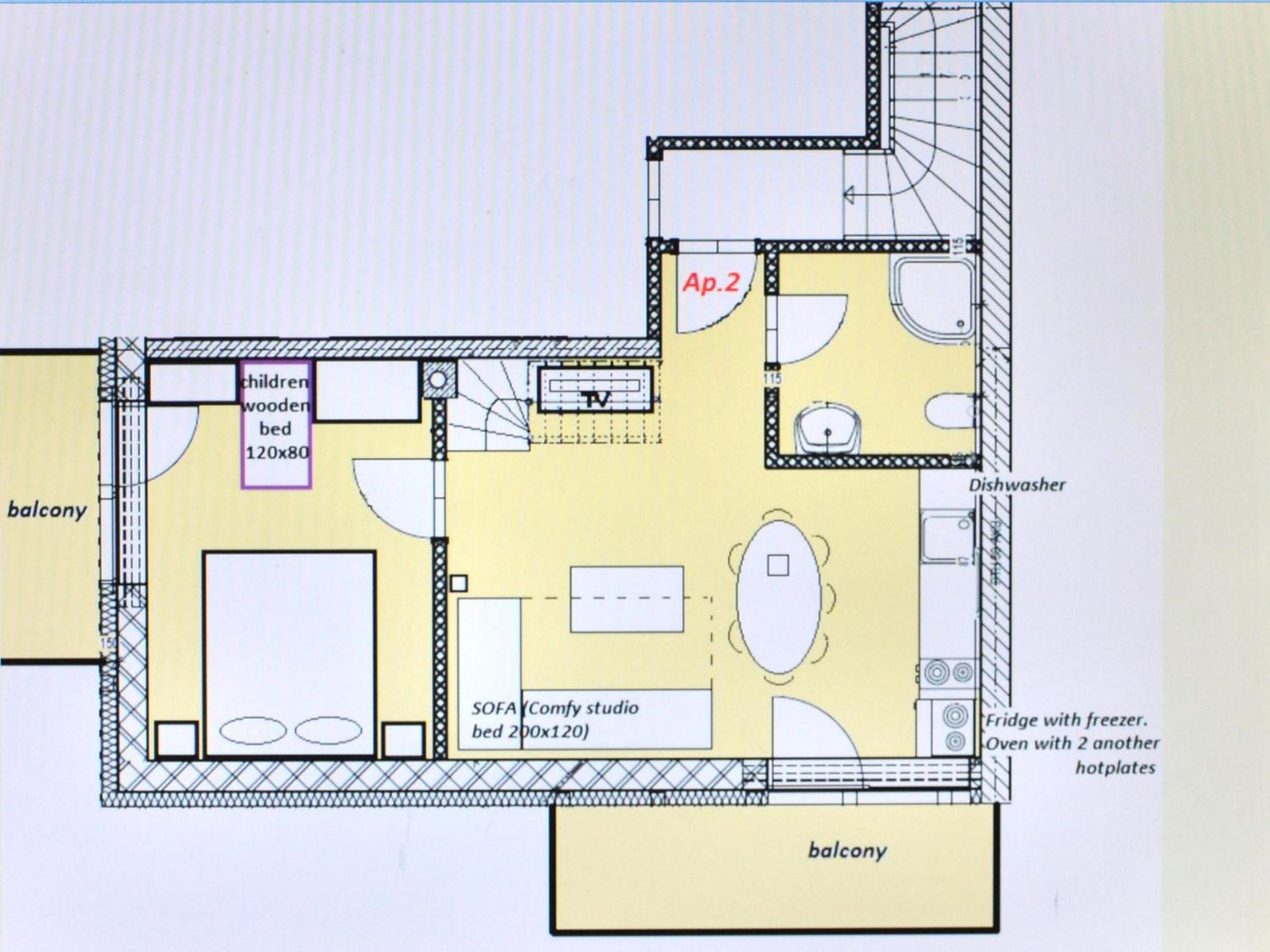 Apartmany Ski Lift Rokytnice nad Jizerou Rom bilde